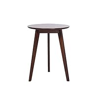 Amazon｜Xyanzi ラウンドサイドテーブル、木製、ソファサイドテーブル